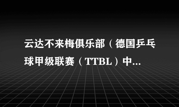 云达不来梅俱乐部（德国乒乓球甲级联赛（TTBL）中的一支俱乐部）