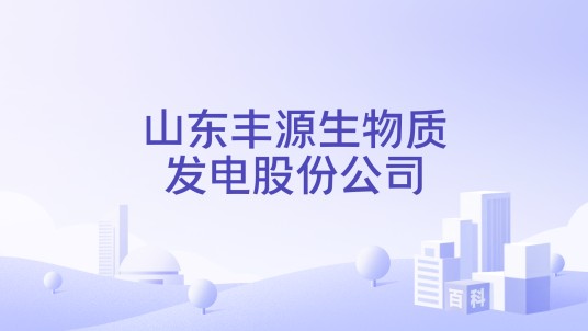 山东丰源生物质发电股份公司