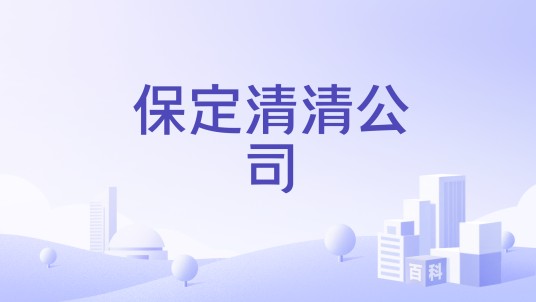 保定清清公司
