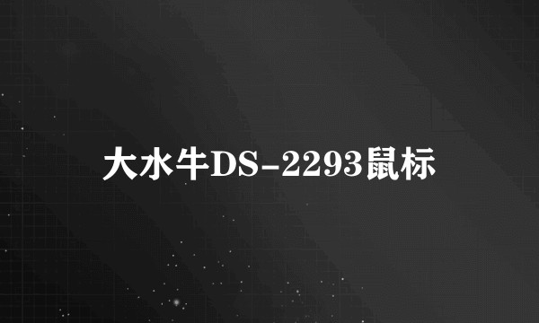 大水牛DS-2293鼠标