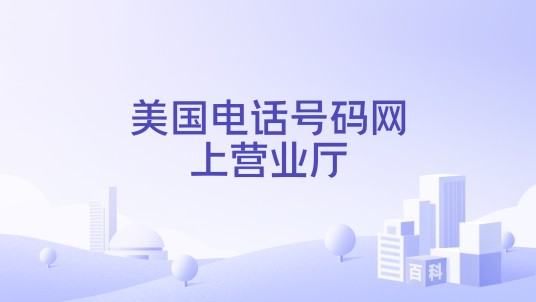 美国电话号码网上营业厅