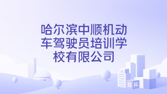 哈尔滨中顺机动车驾驶员培训学校有限公司