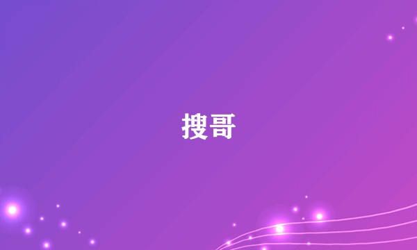 搜哥