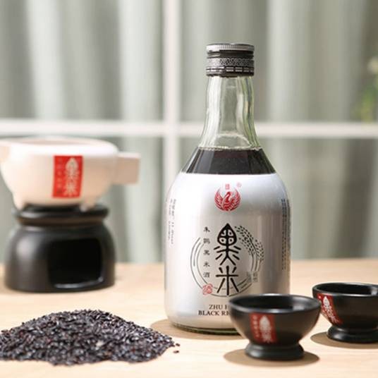 珍稀黑米酒