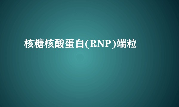 核糖核酸蛋白(RNP)端粒