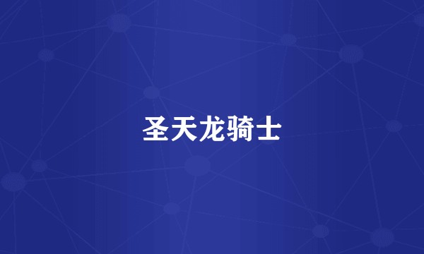 圣天龙骑士