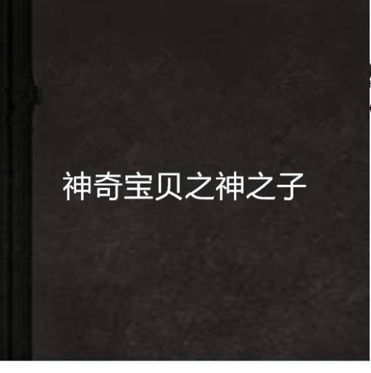 神奇宝贝之神之子