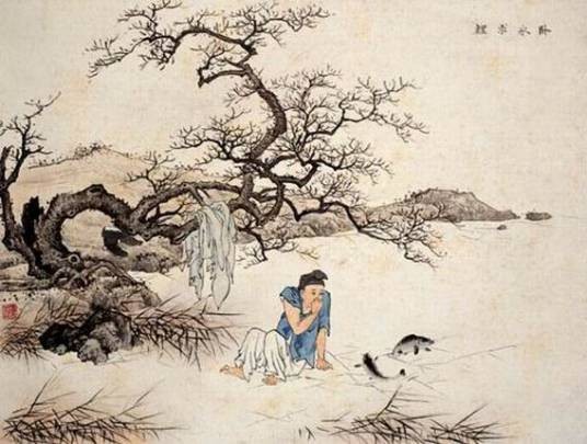 卧冰求鲤图