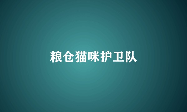 粮仓猫咪护卫队