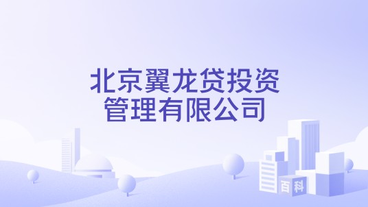 北京翼龙贷投资管理有限公司