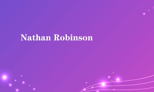 Nathan Robinson