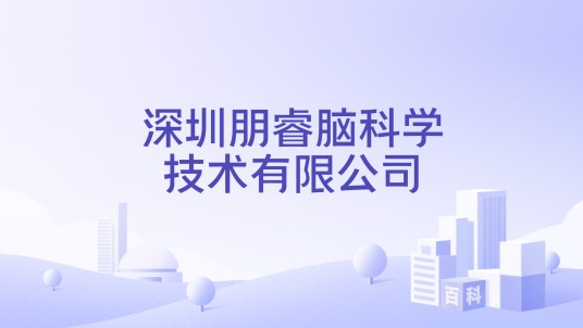 深圳朋睿脑科学技术有限公司