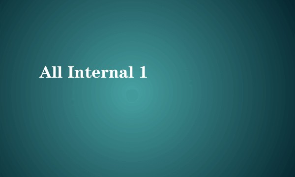 All Internal 1