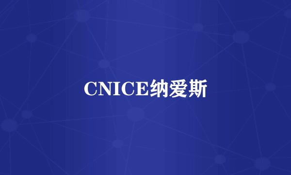 CNICE纳爱斯