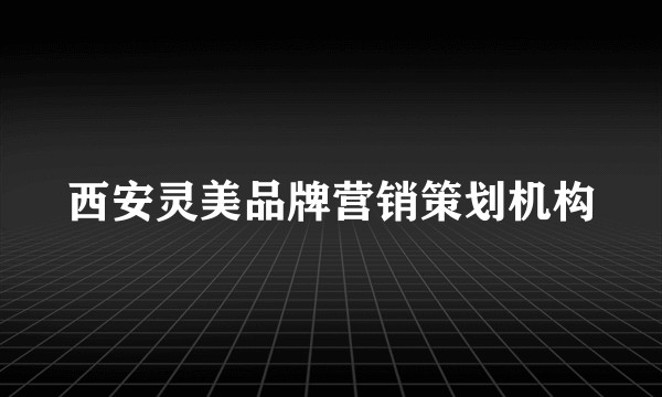 西安灵美品牌营销策划机构
