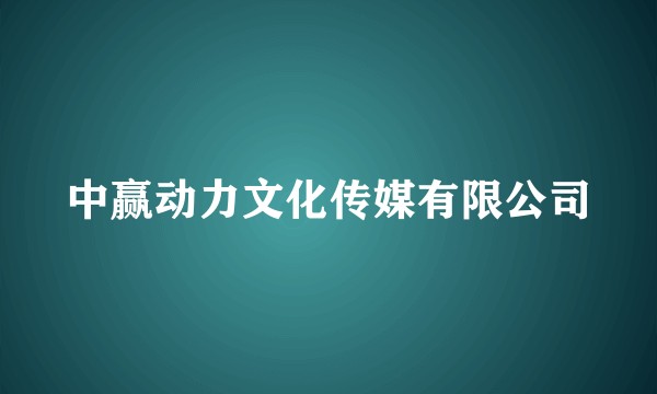 中赢动力文化传媒有限公司