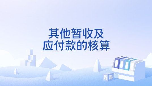 其他暂收及应付款的核算