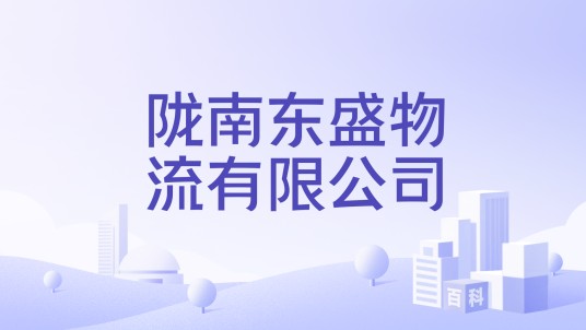 陇南东盛物流有限公司