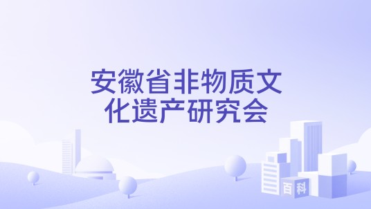 安徽省非物质文化遗产研究会