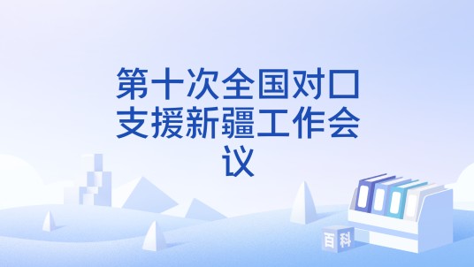 第十次全国对口支援新疆工作会议