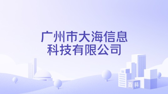 广州市大海信息科技有限公司