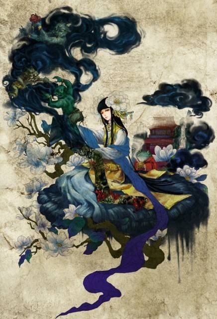 绮怀·几回花下坐吹箫