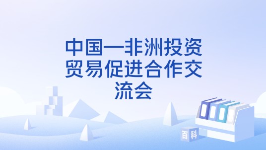 中国—非洲投资贸易促进合作交流会