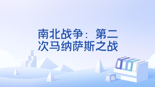 南北战争：第二次马纳萨斯之战
