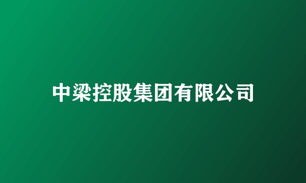 中梁控股集团有限公司