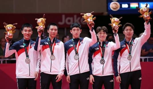 韩国国家男子乒乓球队