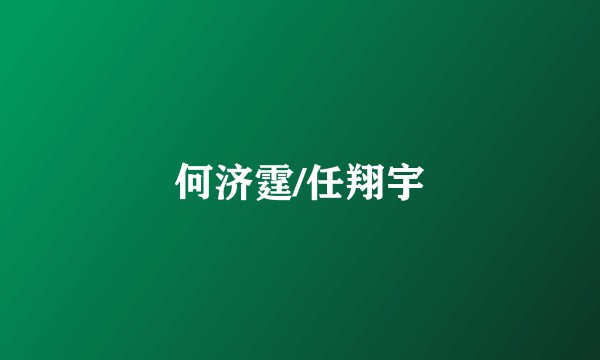 何济霆/任翔宇