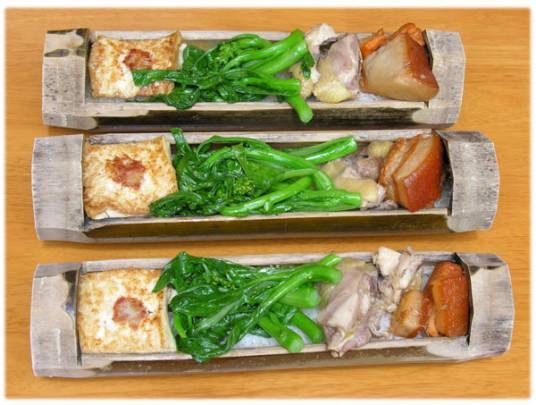 竹筒饭（以香米、肉类为原料的菜品）