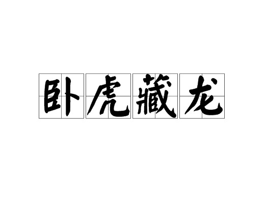 卧虎藏龙(指隐藏未被发现的人才)