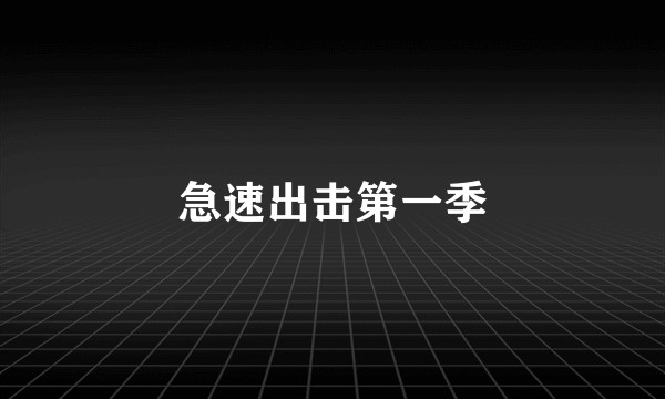 急速出击第一季