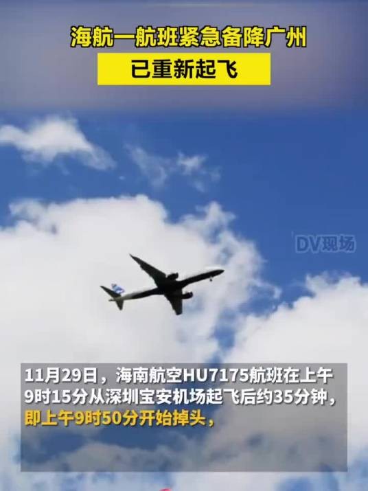 11·29海航航班备降广州事件
