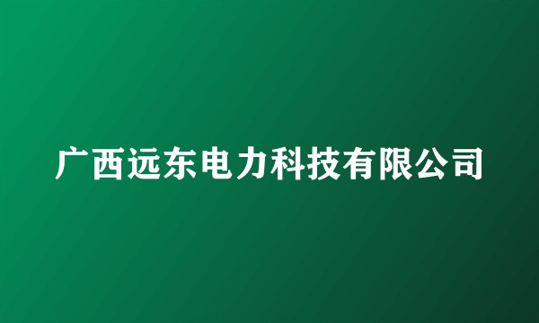 广西远东电力科技有限公司