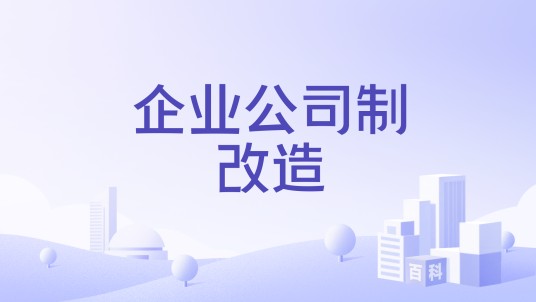 企业公司制改造