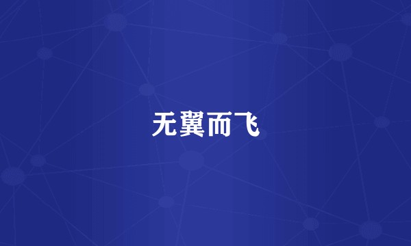 无翼而飞