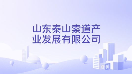 山东泰山索道产业发展有限公司