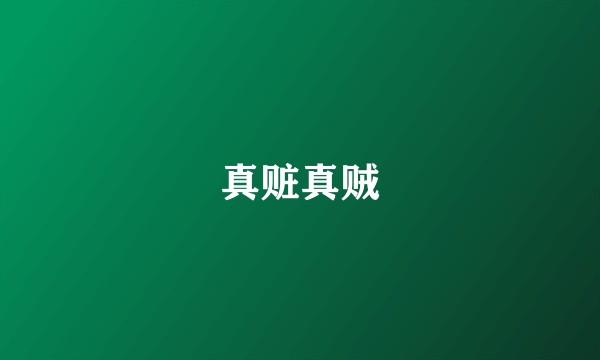 真赃真贼