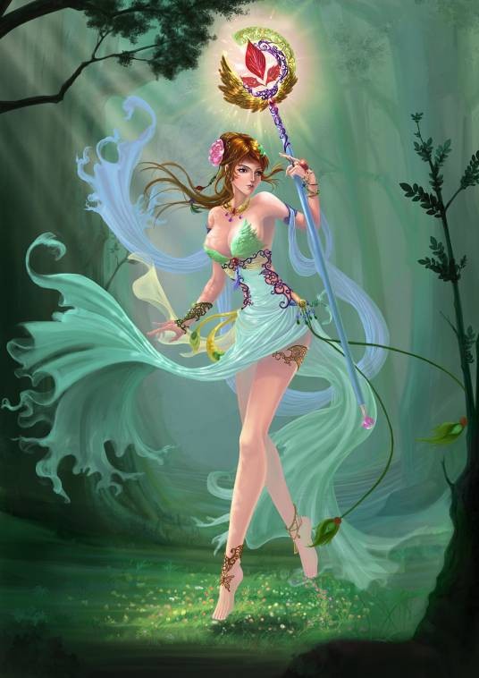 森林女神(古希腊神话中的自然精灵)