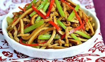 芹菜炒香干