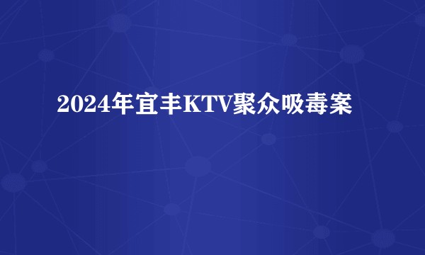 2024年宜丰KTV聚众吸毒案