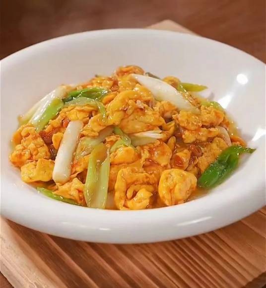 大葱炒鸡蛋