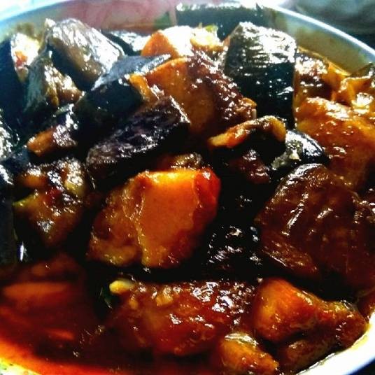 茄子红烧肉