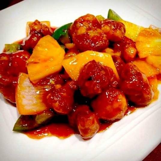 菠萝鸡块