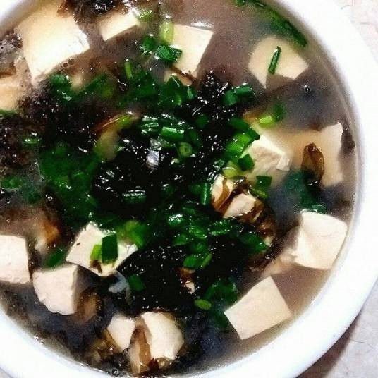 紫菜豆腐汤