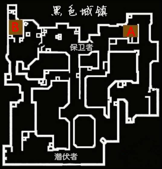黑色城镇