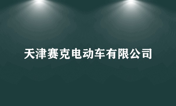 天津赛克电动车有限公司