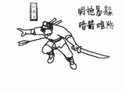 明枪易躲，暗箭难防（汉语成语）